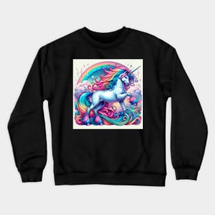 Unicorn Study - Fantasy AI Crewneck Sweatshirt